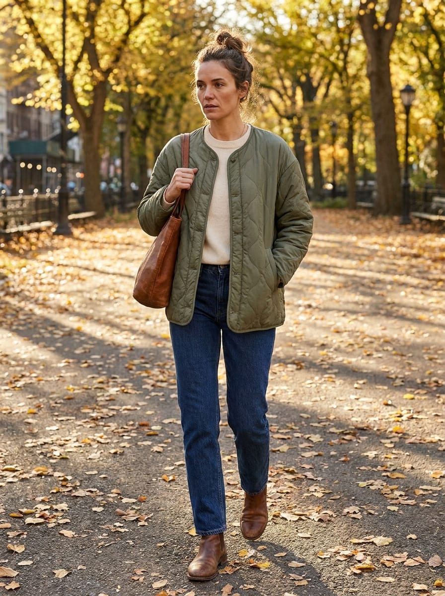 Leichte Steppjacke - Herbstjacke Damen 2026